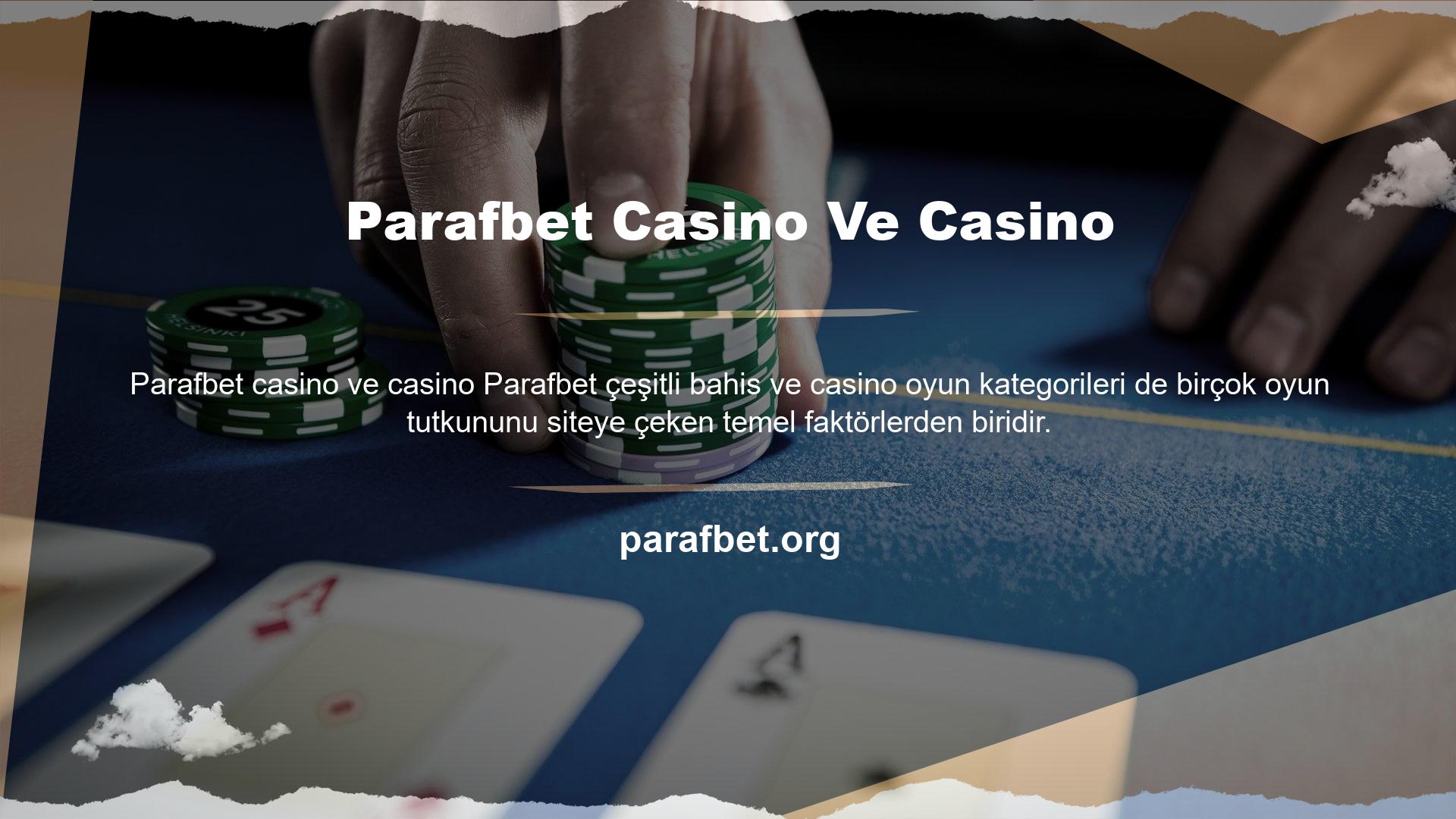 Parafbet sitesine giriş yaptığınızda eğlenceli ve kazançlı casino ve bahis oyunlarının keyfini çıkarabilirsiniz