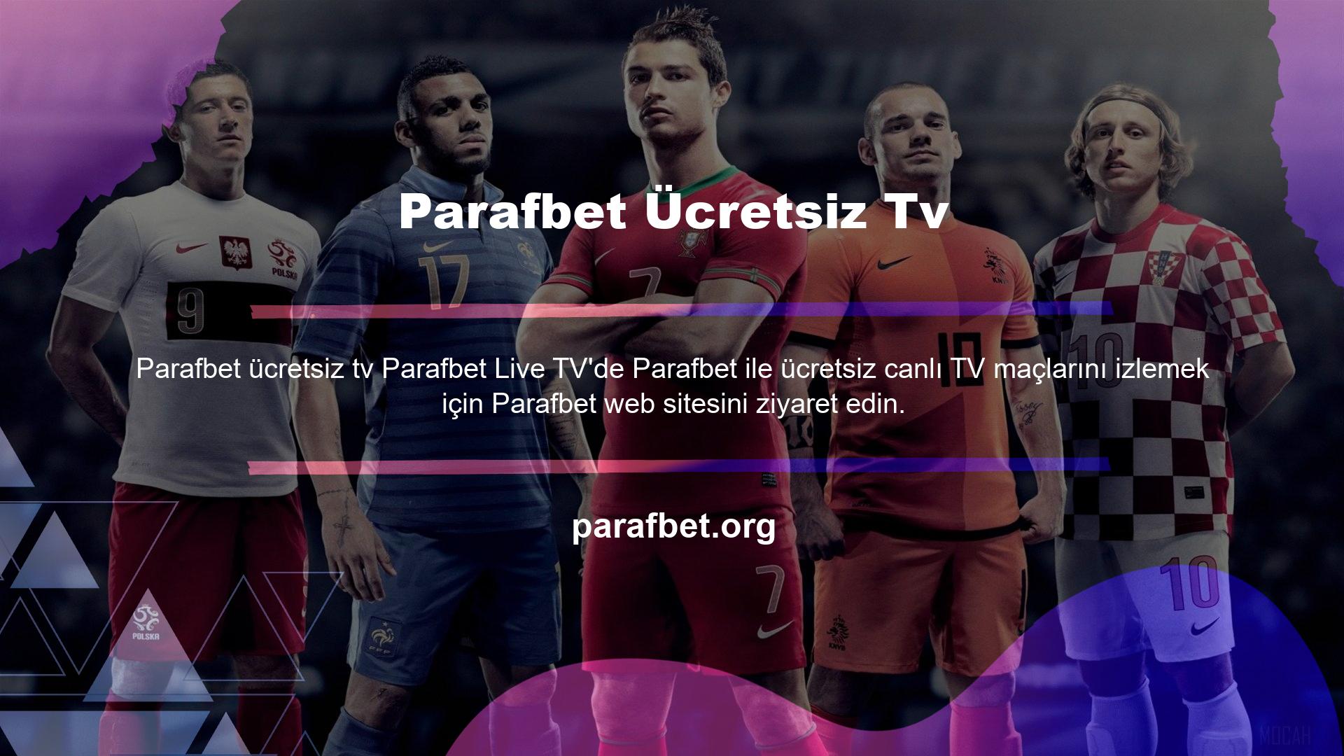 Parafbet Bu bahis sitesi, en çok izlenen ve en çok beklenen maçlara bir göz atmanızı sağlar