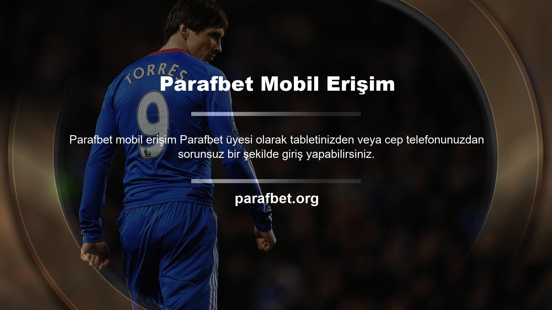 Canlı bahis için Parafbet mobil uygulamasını da kullanabilirsiniz